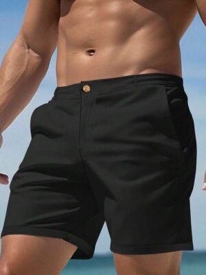 Short droit taille élastique Manfinity RelaxMax pour homme