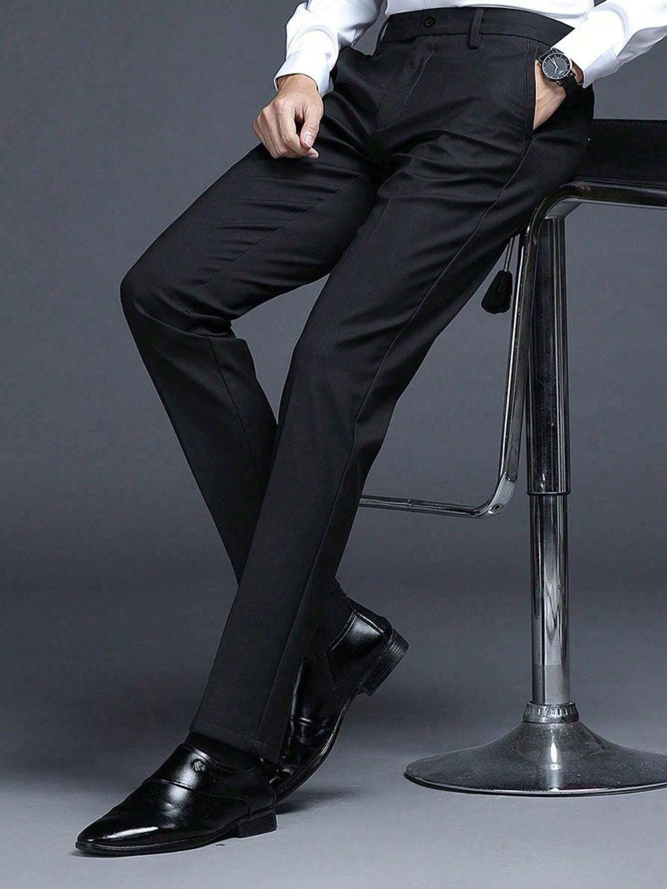Pantalon long noir formel pour homme