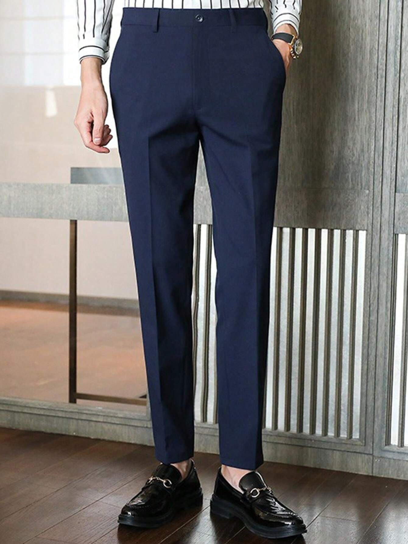 Pantalon long noir formel pour homme – Image 2