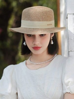 Chapeau de paille décontracté de haute qualité pour femme