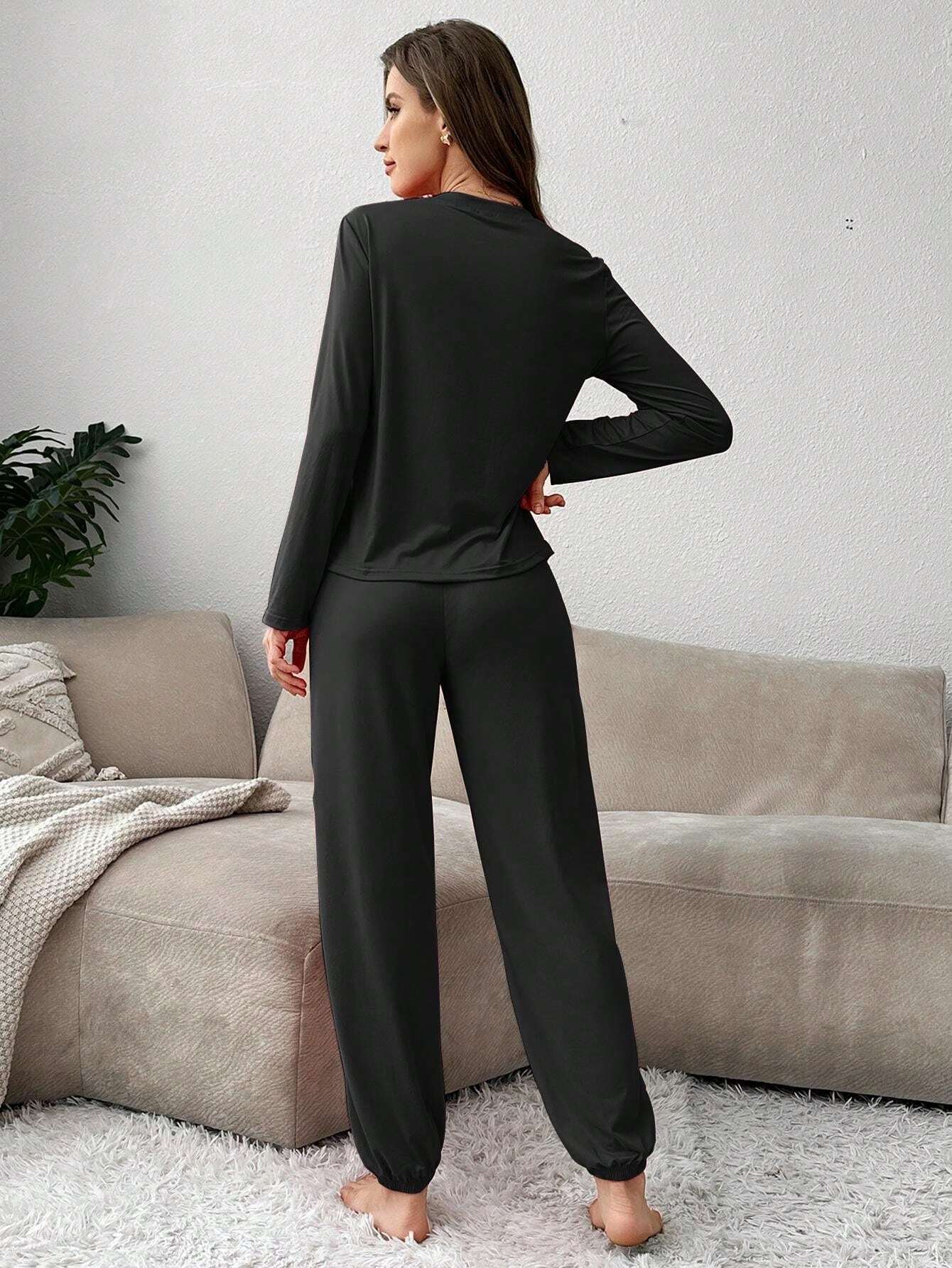 Ensemble pyjama 2 pièces pour femme – Image 2