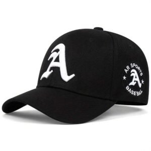 Casquette de baseball brodée gothique pour homme